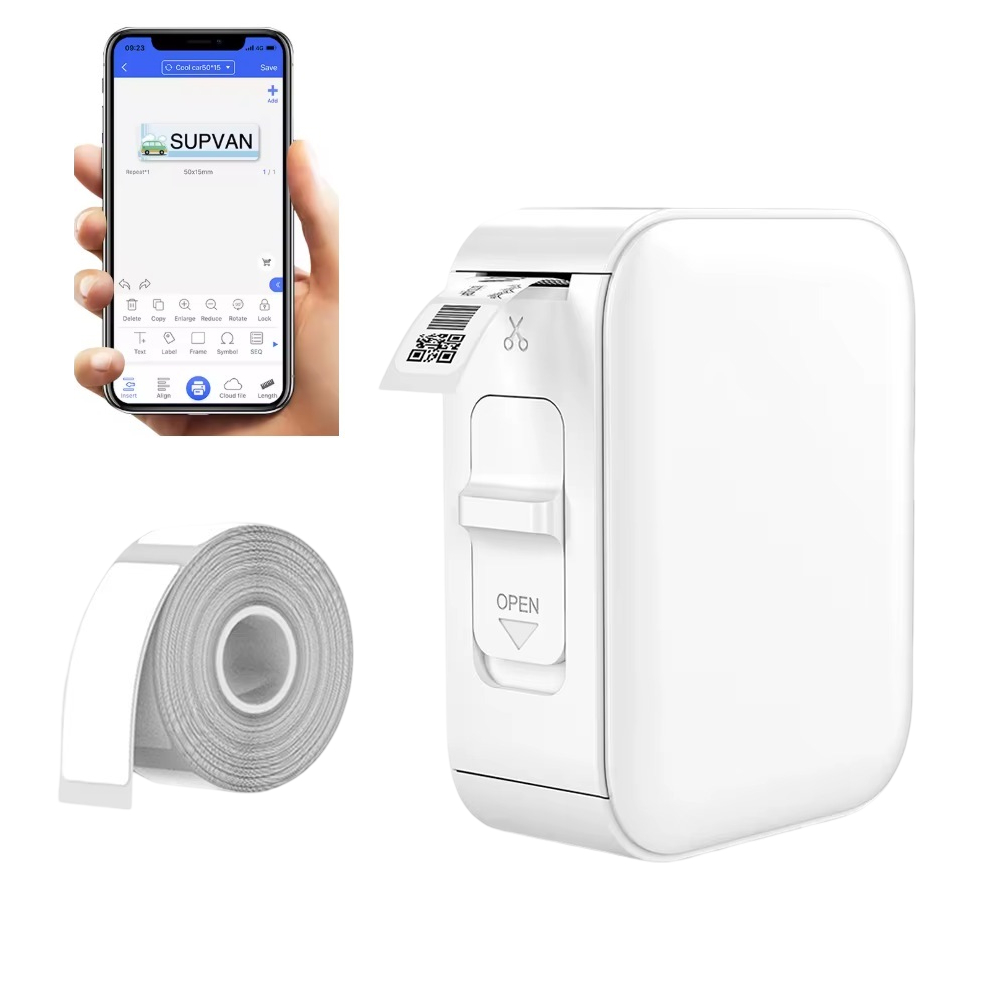 Mini Impressora Termica Etiquetadora Bluetooth Etiquetas Adesiva Portatil