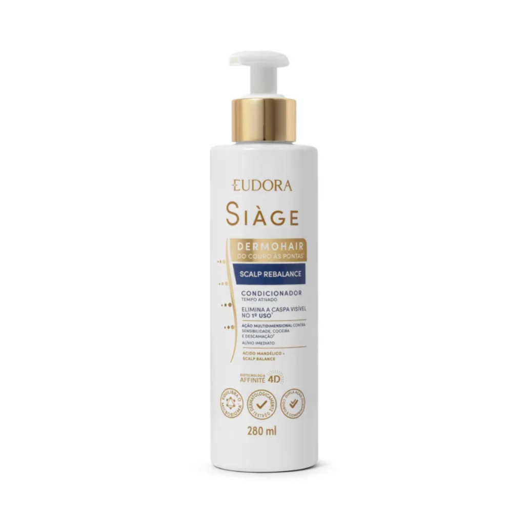Condicionador Eudora Siàge Dermohair Scalp Rebalance Com 280ml em Oferta na Shopee