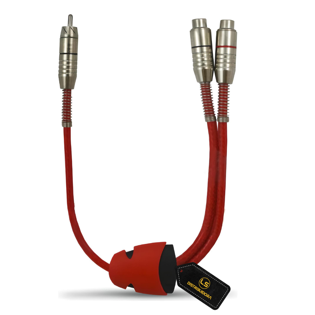 Cabo Y Stetsom Tripla Blindagem 1 Macho 2 Fêmeas Rca 45cm em Oferta na Shopee