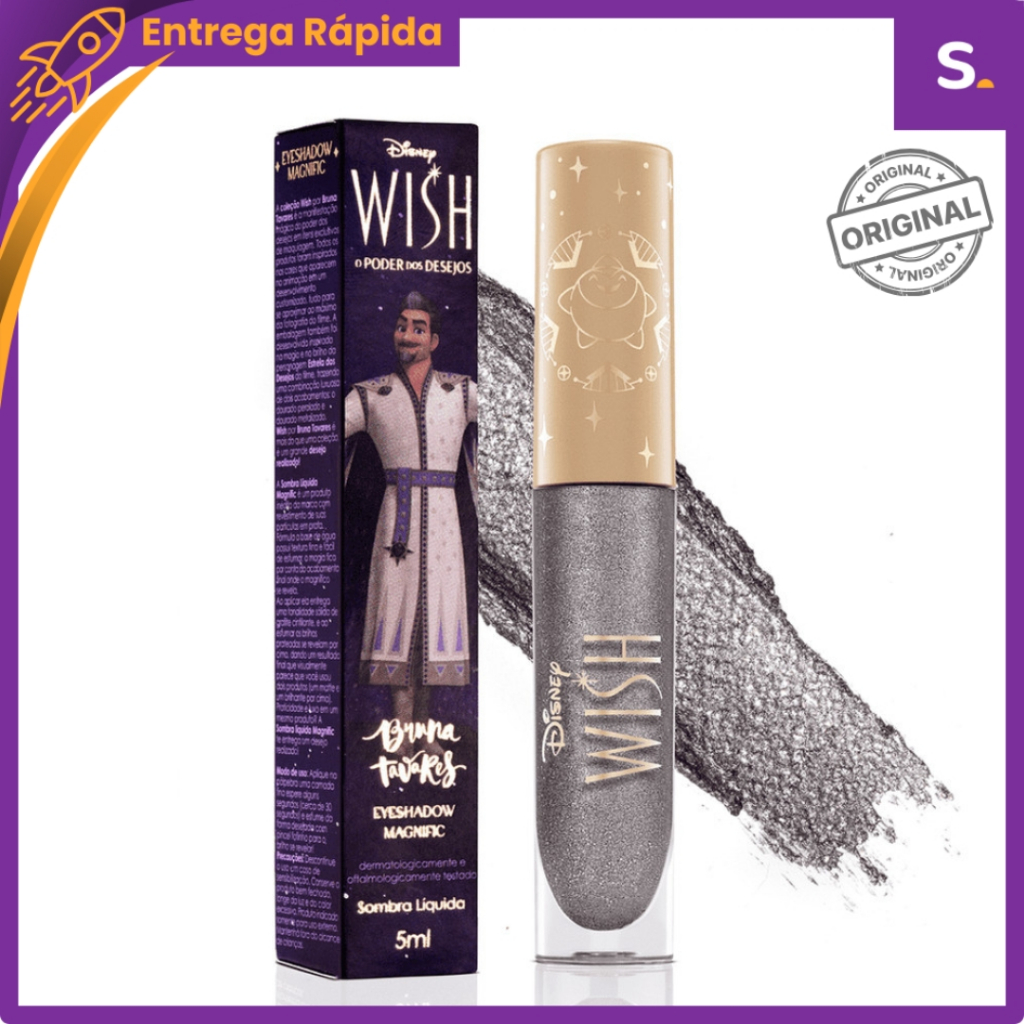 Sombra Líquida Disney Wish – Matte Magnific com Efeito Cintilante Eye Shadow - Bruna Tavares