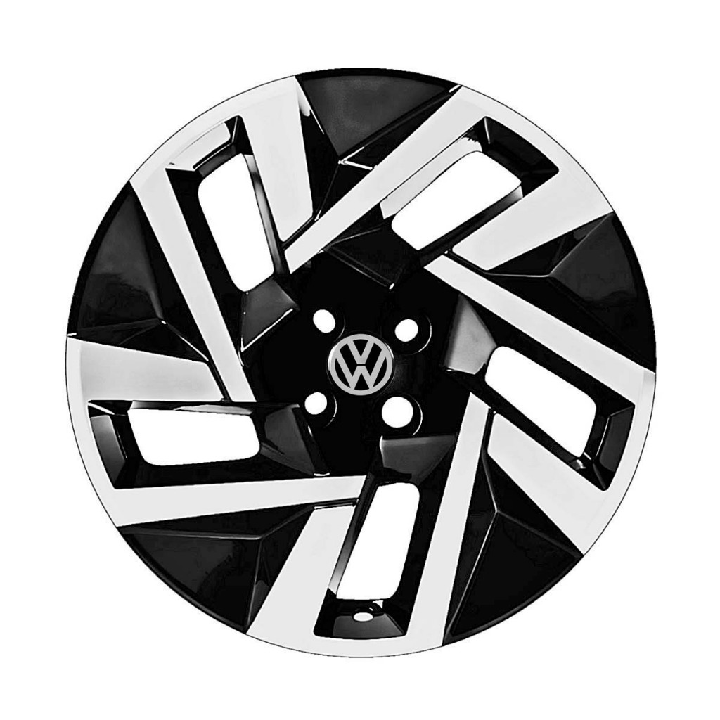 Jogo 4 Calota Aro 15 Para Polo Track e VW Virtus 2023 2024 2025 Acessório Volkswagen 150CP