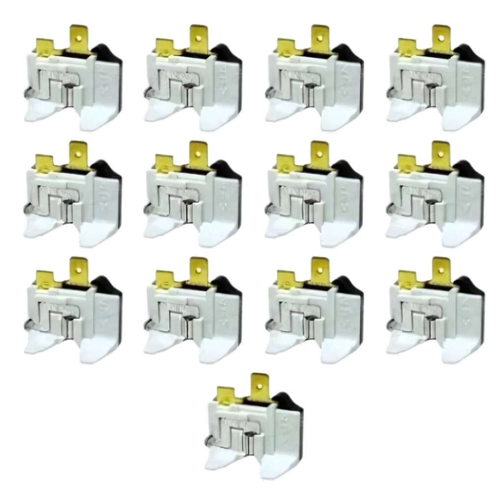 Protetor Térmico 1/4 Kit 10 Reles 127v 4tm Ptc Geladeira