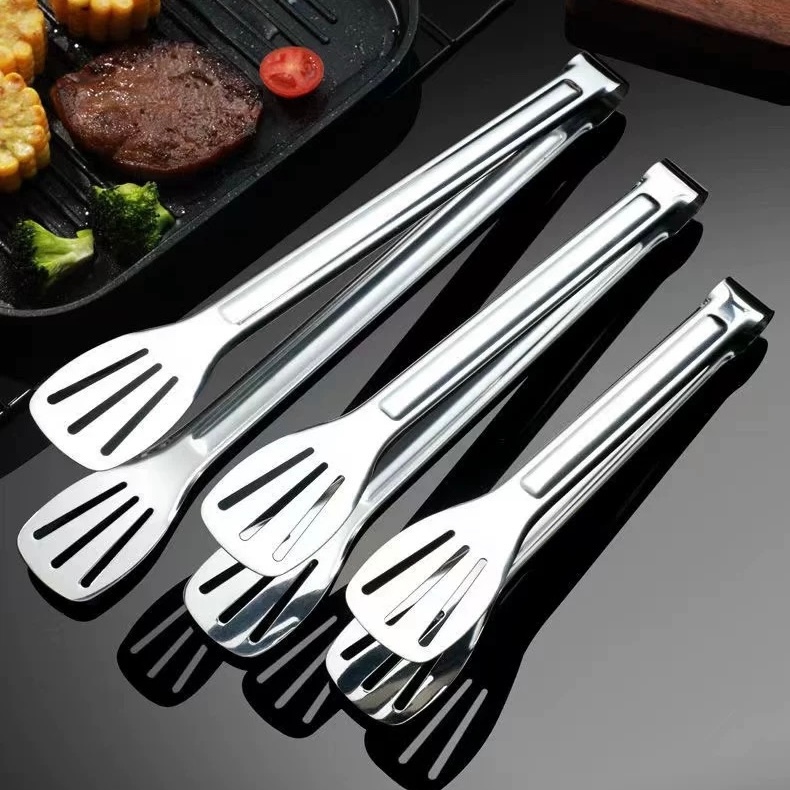Pegador de Alimentos em Inox para Salada Churrasco Pão e Gelo Cozinha