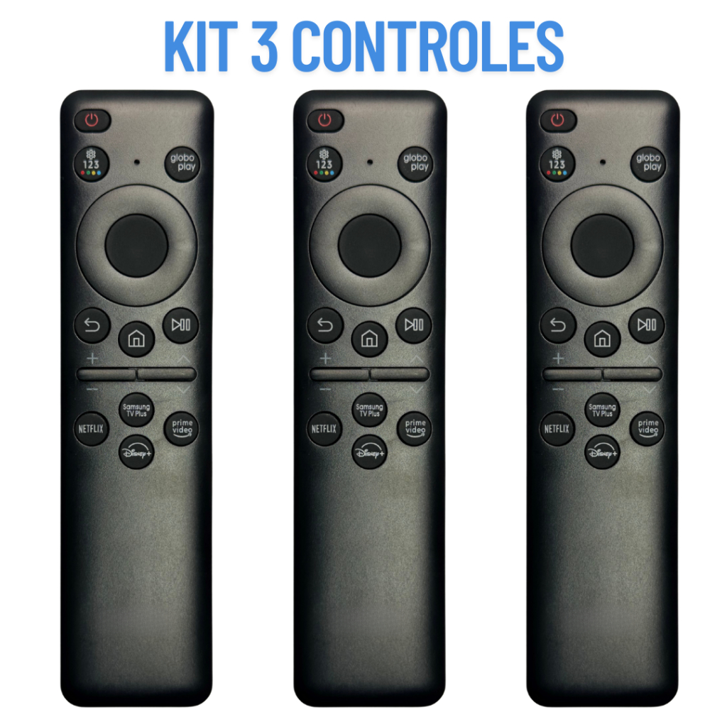 Controle Remoto Samsung Smart 4k com Netflix / Prime Video / GloboPlay - Cu7700 Cu8000 Bu8000 - 7619 em Oferta na Shopee