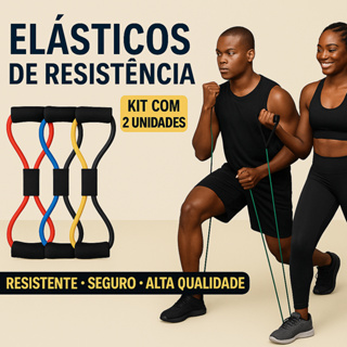 Elástico Tensão de Resistência Para Treinar em Casa | Fortaleça Corpo Todo com Conforto em Oferta na Shopee