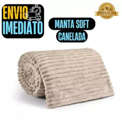 Manta Para Bebê Liso ou Canelado Mantinha Soft 0,90cm x1,00m Gr170