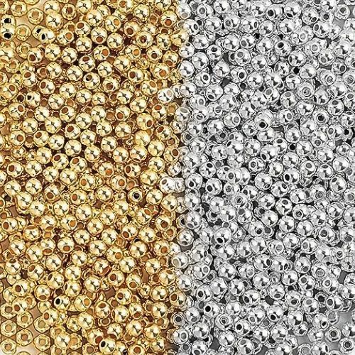 Miçangas de ferro metal 2 3 e 8mm ideal p/ colar pulseira brinco bijuteria artesanato e terço