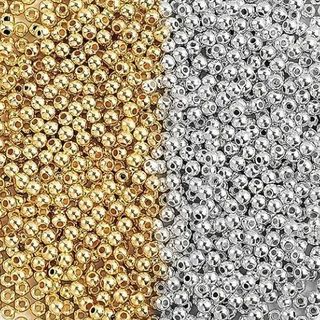 Miçangas de ferro metal 2 3 e 8mm ideal p/ colar pulseira brinco bijuteria artesanato e terço