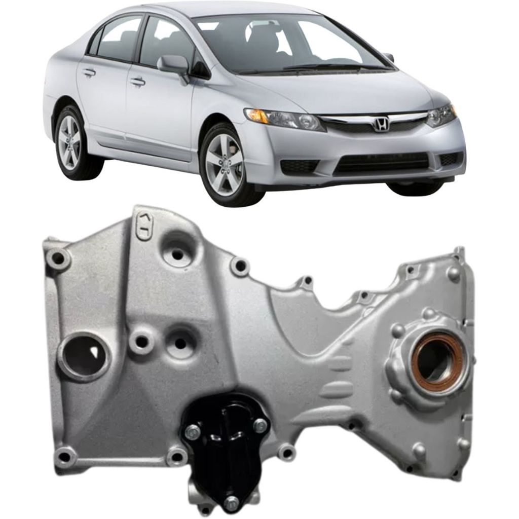 Bomba Óleo Motor Honda New Civic 1.8 16v Flex 2006 2007 2008 2009 2010 2011 em Oferta na Shopee