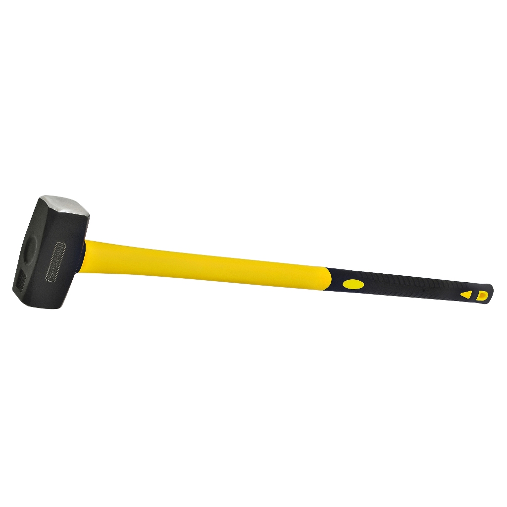 Marreta Quadrada 5Kg Cabo de Fibra de Vidro Emborrachado 90cm