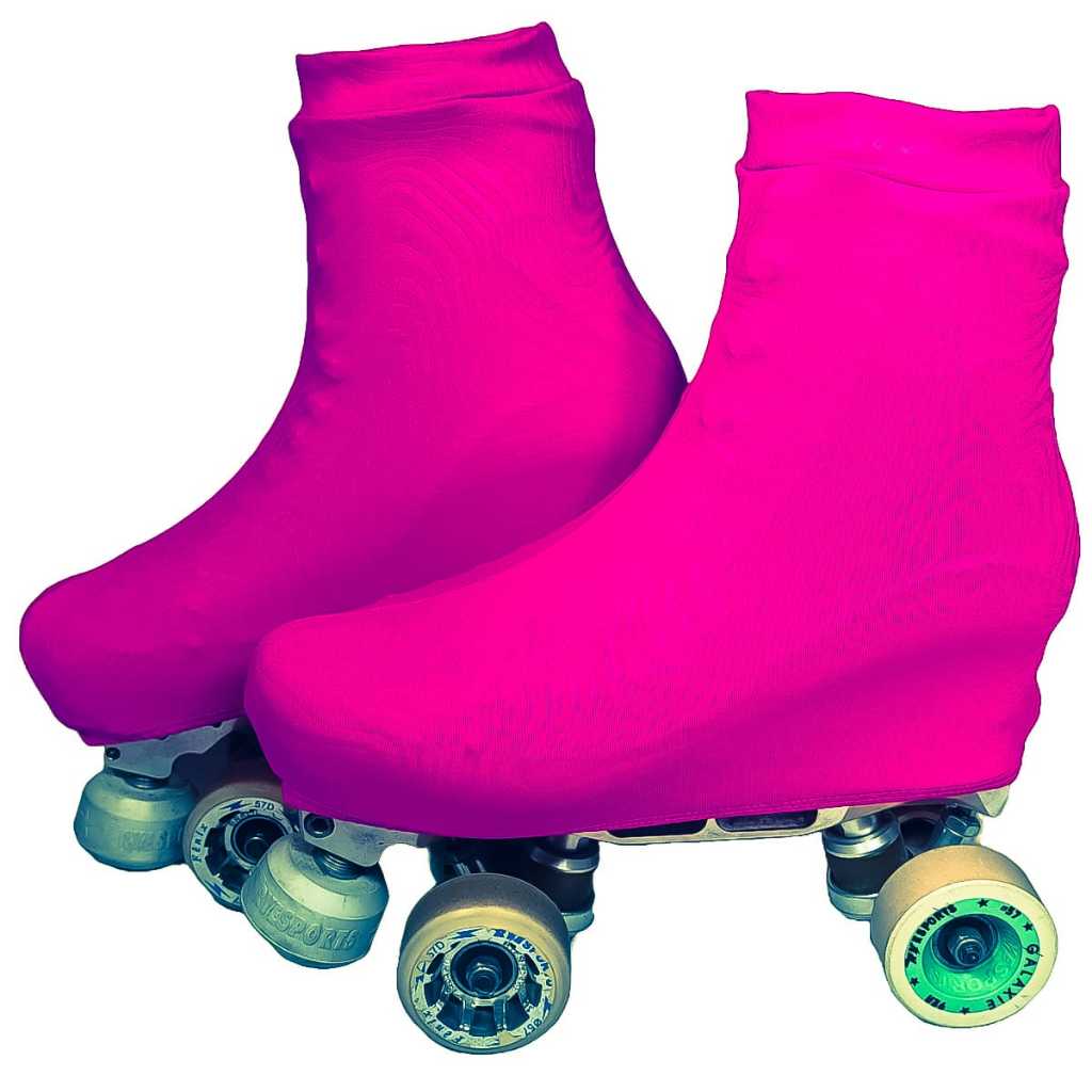 Capa Para Patins Polaina Cobre Botas Pink 3D Patinashow
