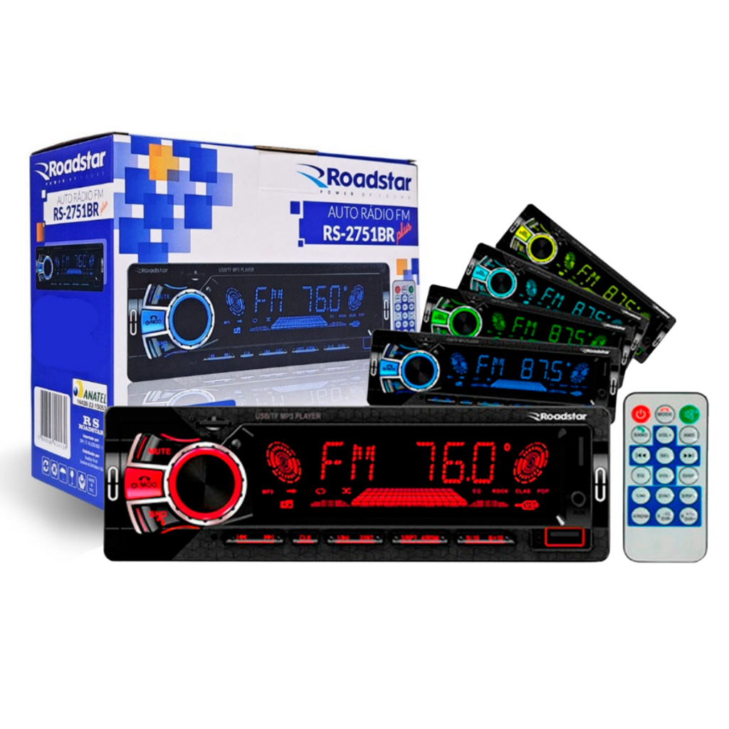 Radio Automotivo Bluetooth Mp3 Potente Melhor Que Soni Pioner Painel 7 LED 2 USB Carrega Celular — R$ 179,80 em Shopee, 10% OFF