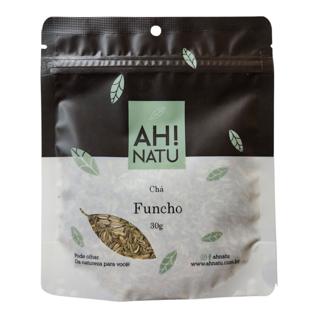 Chá De Funcho Ah Natu Erva Doce Fennel Infusão Erva Natural 30g