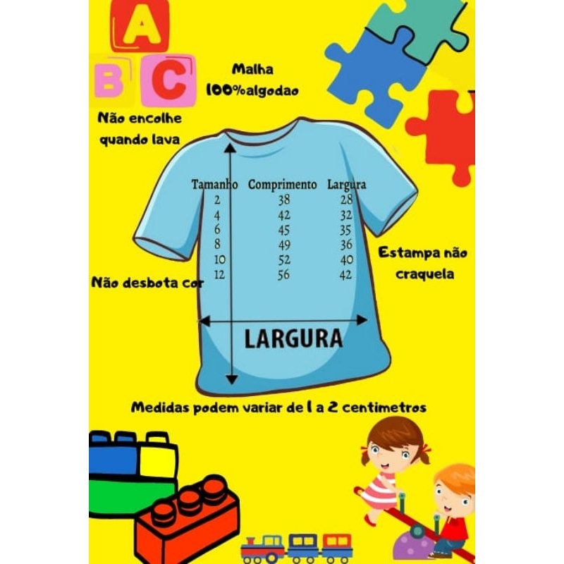 Camiseta Infantil Sonic Manga Curta 100 % Algodão