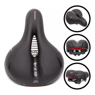 Banco Bike Selim Bicicleta Gta Comfort Gel Tech Refletor Elastomero em Oferta na Shopee