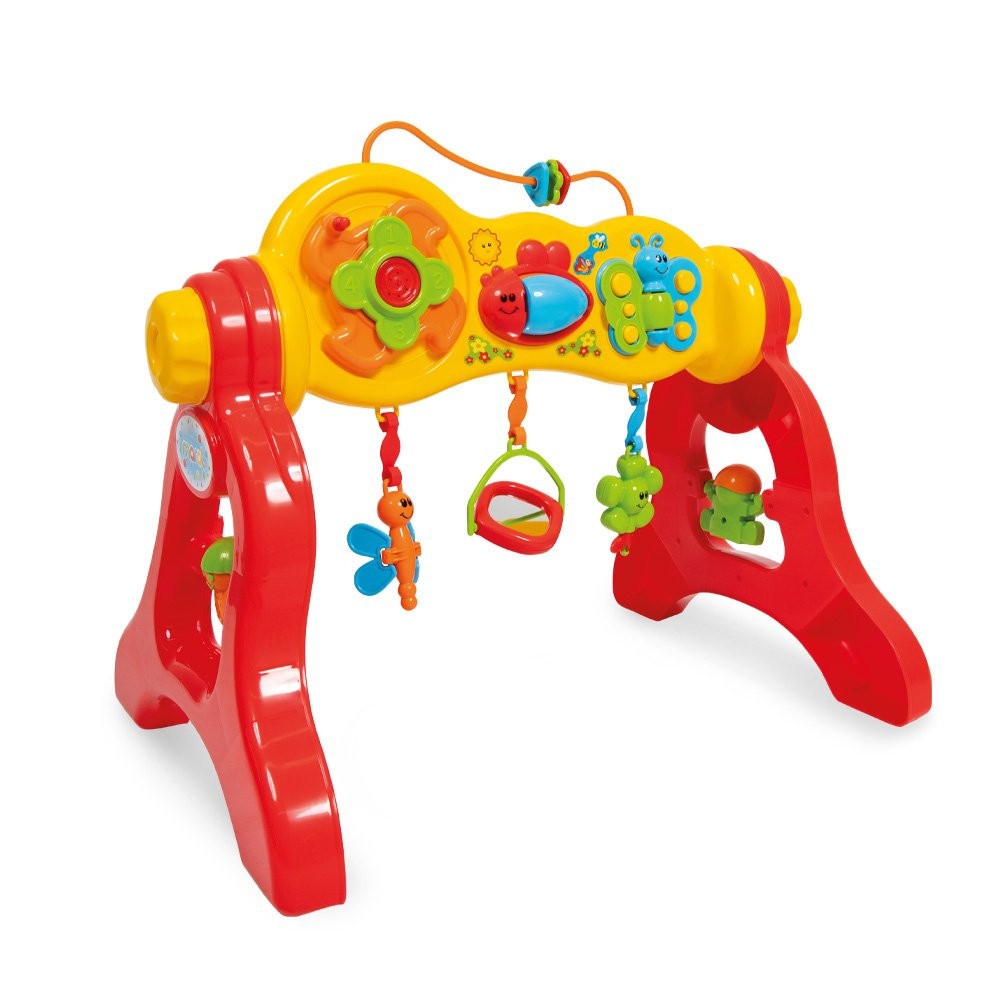 Centro de Atividades Bebê +3 Meses Infantil 3 em 1 Play Gym Som Espelho e Brinquedos ENVIO IMEDIATO