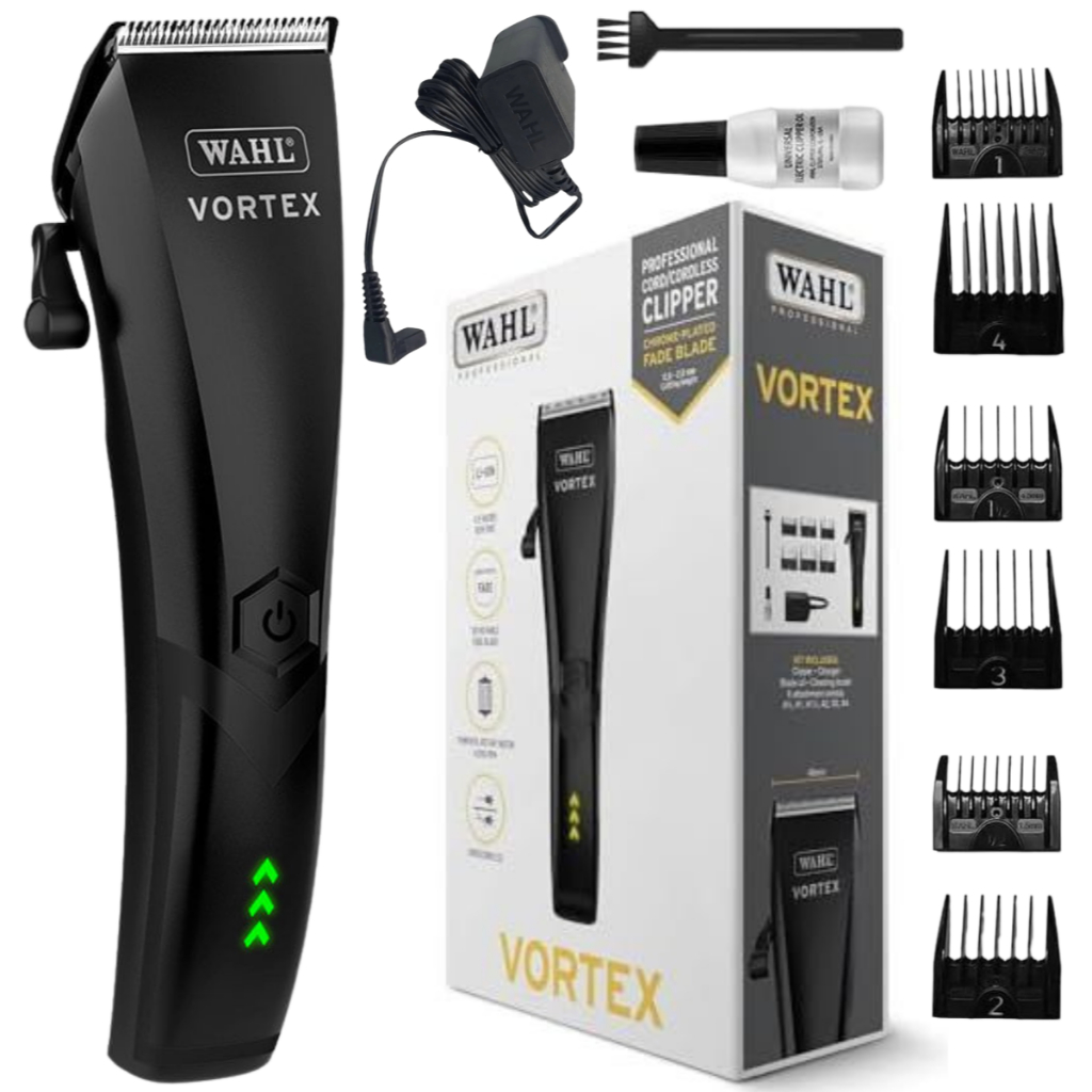 Máquina De Cortar Cabelo Wahl Vortex Cordless Lançamento Wahl 2 Anos De Garantia