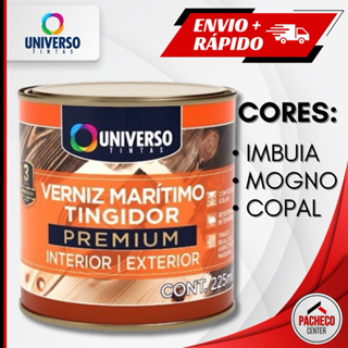 Verniz Para Madeira Marítimo Tingidor Premium 1/16 225ml Interior/Exterior - Universo (Escolha a Cor) em Oferta na Shopee