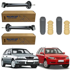 PAR AMORTECEDOR TRASEIRO GOL E PARATI G3 G4 2001 A 2013 MONROE + KIT