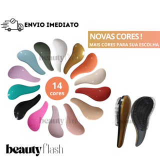 Escova Mágica Anti Frizz Beauty Flash com Cabo para Desembaraçar Cabelo Seco e Molhado em Oferta na Shopee