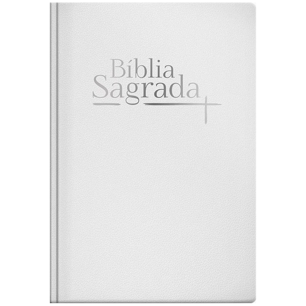 Bíblia Sagrada | NVI | Letra Normal | Capa Luxo Branca em Oferta na Shopee