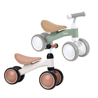 Bicicleta De Equilíbrio 4 Rodas Retro Sem Pedal - Verde ou Bege Buba em Oferta na Shopee