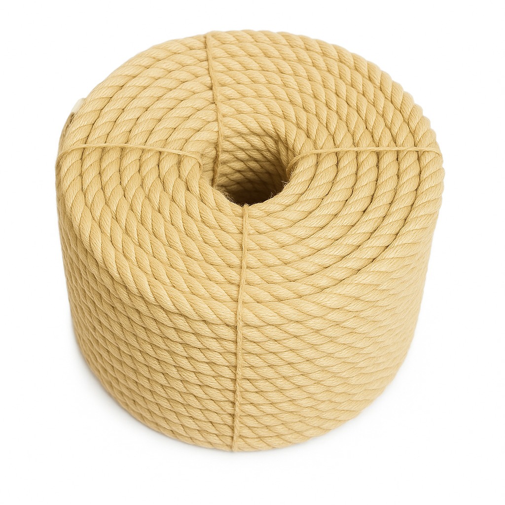 Corda De Sisal 20mm 20 Metros Naval Reforçada Arranhador Gato Decoração Artesanato Amarrações