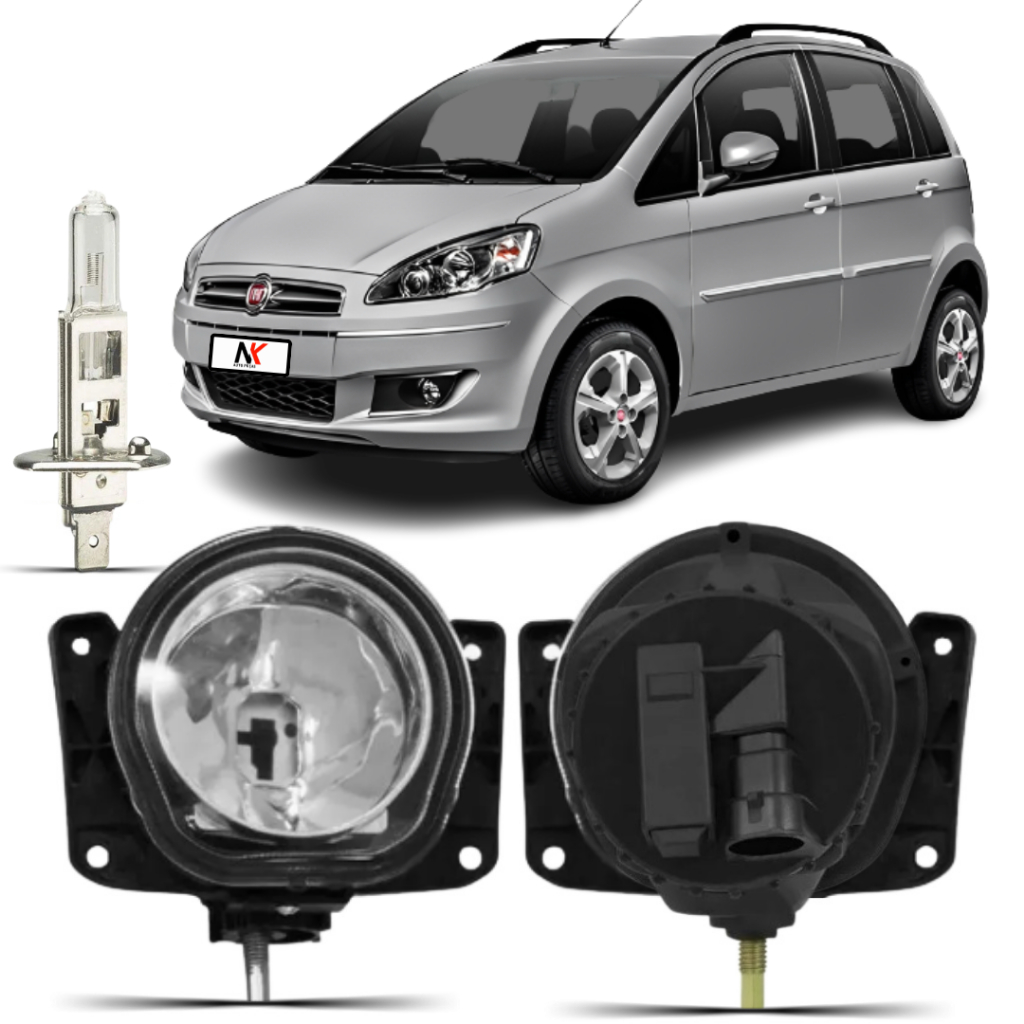 Farol Milha Fiat Idea 2011 2012 2013 2014 2015 2016 + Lampada em Oferta na Shopee