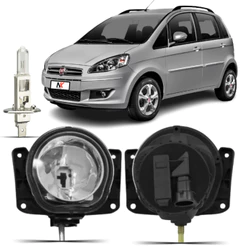 Farol Milha Fiat Idea 2011 2012 2013 2014 2015 2016 + Lampada