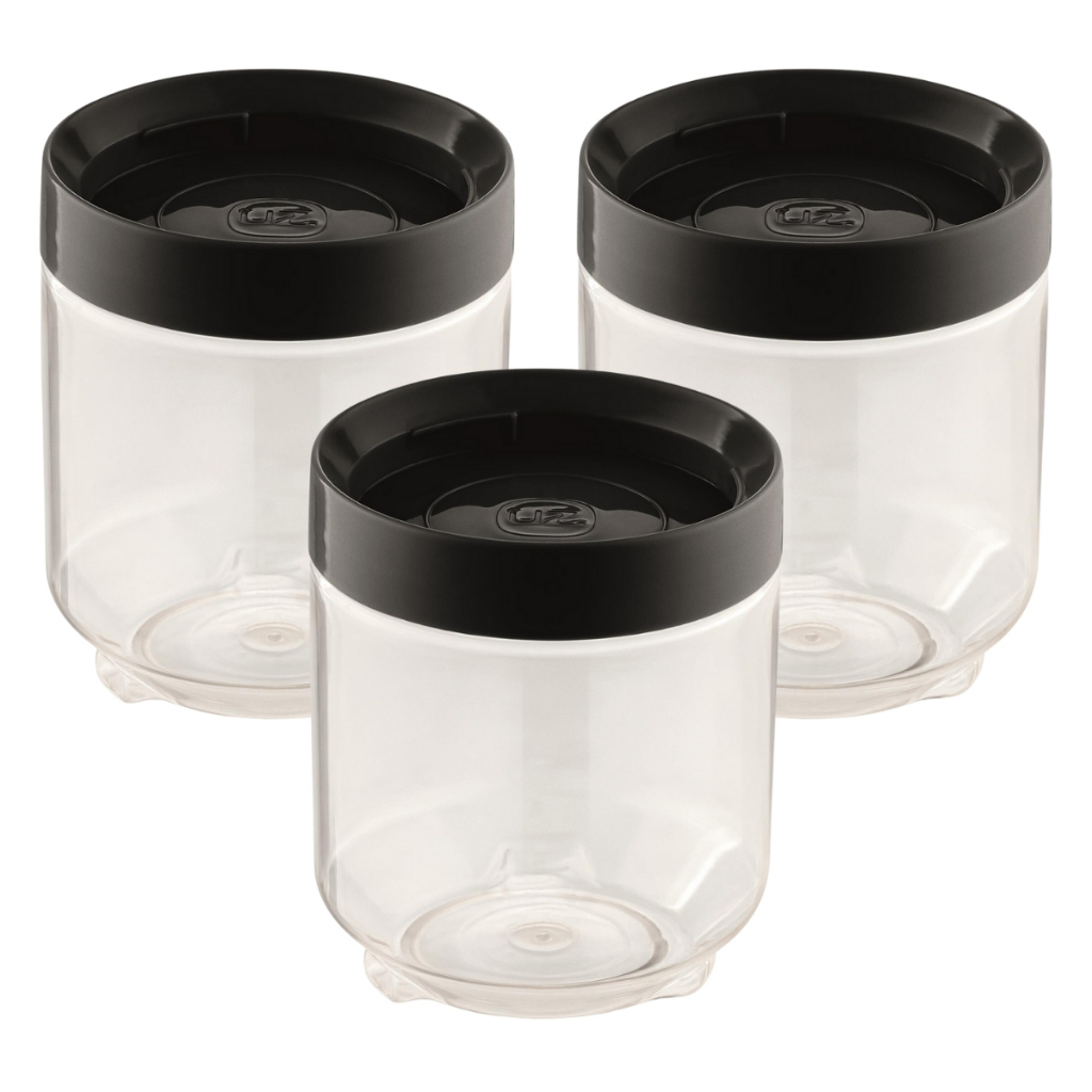 Kit 3 Pote Organizador Porta Mantimento Conecta 600ml Multiuso Tampa Rosqueia Empilha UZ402 - Cores em Oferta na Shopee