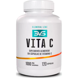 2 Potes de Vitamina C 100% Pura E Concentrada - Fórmula Exclusiva Com 1000mg Por Cápsula - Total de 240 Cápsulas