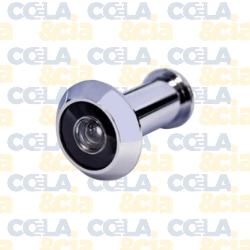 Olho Mágico 200° Cromado 35mm a 50mm em Oferta na Shopee