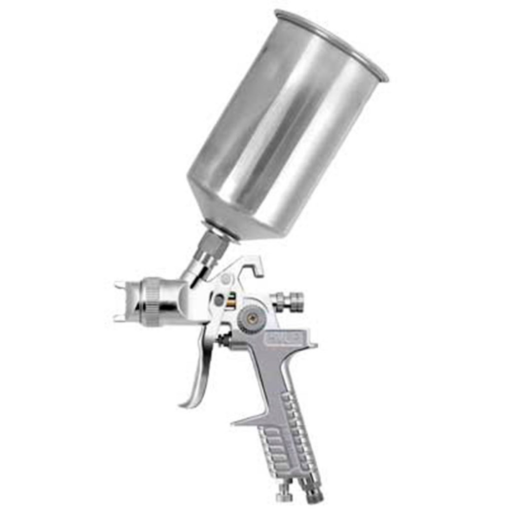 Pistola Pintura Profissional Automotiva 1.4mm Tanque Alto Alumínio Gravidade 1 LITRO em Oferta na Shopee