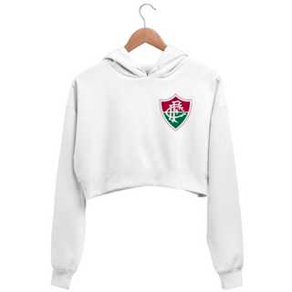 cropped moletom feminino com capuz fluminense promoção em Oferta na Shopee