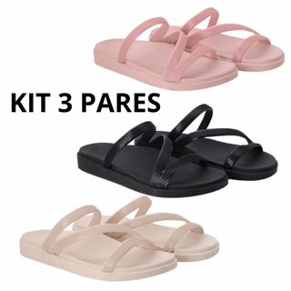 Kit Papete Feminina Sandalia Birken Injetada Lançamento em Oferta na Shopee