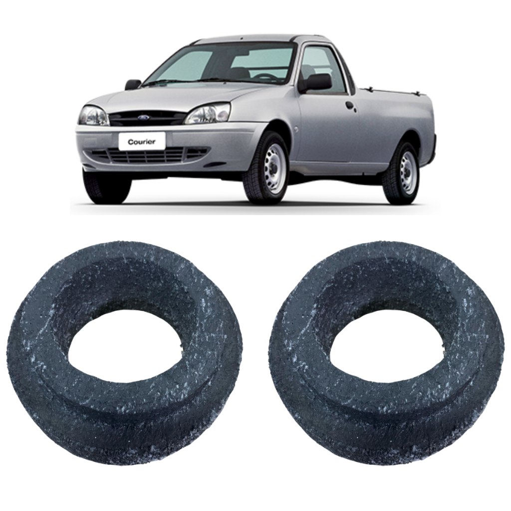Kit Calço de Mola Dianteiro Ford Courier 1997 Até 2014