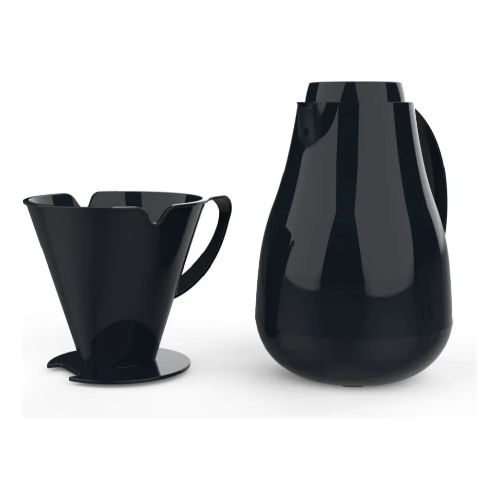 Bule Termico Com Suporte De Filtro Sonetto 1l Preto