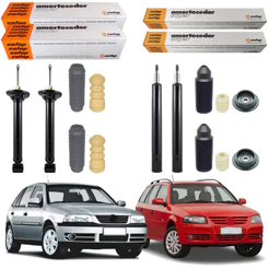 KIT 4 AMORTECEDOR GOL E PARATI G3 G4 2001 A 2013 COFAP + KIT