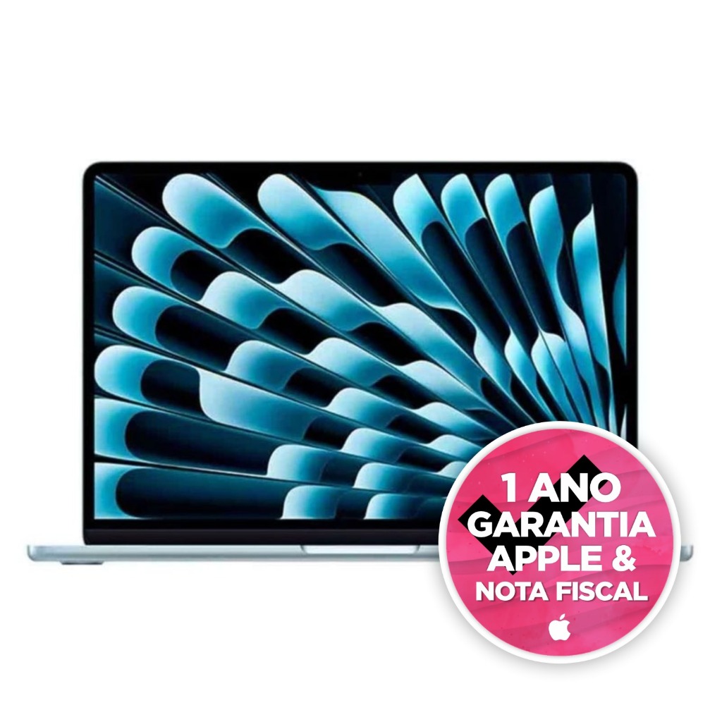 MacBook Air M4 13”  256GB e 512GB Novo Lacrado NF + 1 Ano de Garantia Apple