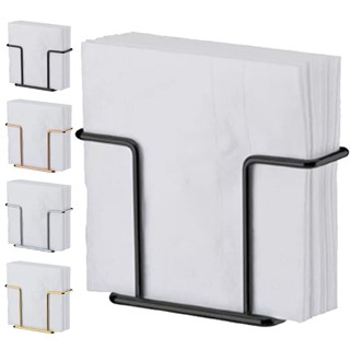 Porta Guardanapos Suporte Apoio de Papel Aço Mesa Restaurante Lanchonete Preto Future