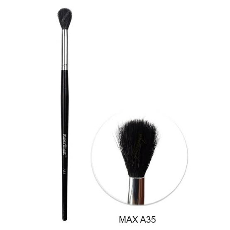 A35 - Pincel Cônico Médio Para Esfumar- Linha Max Macrilan