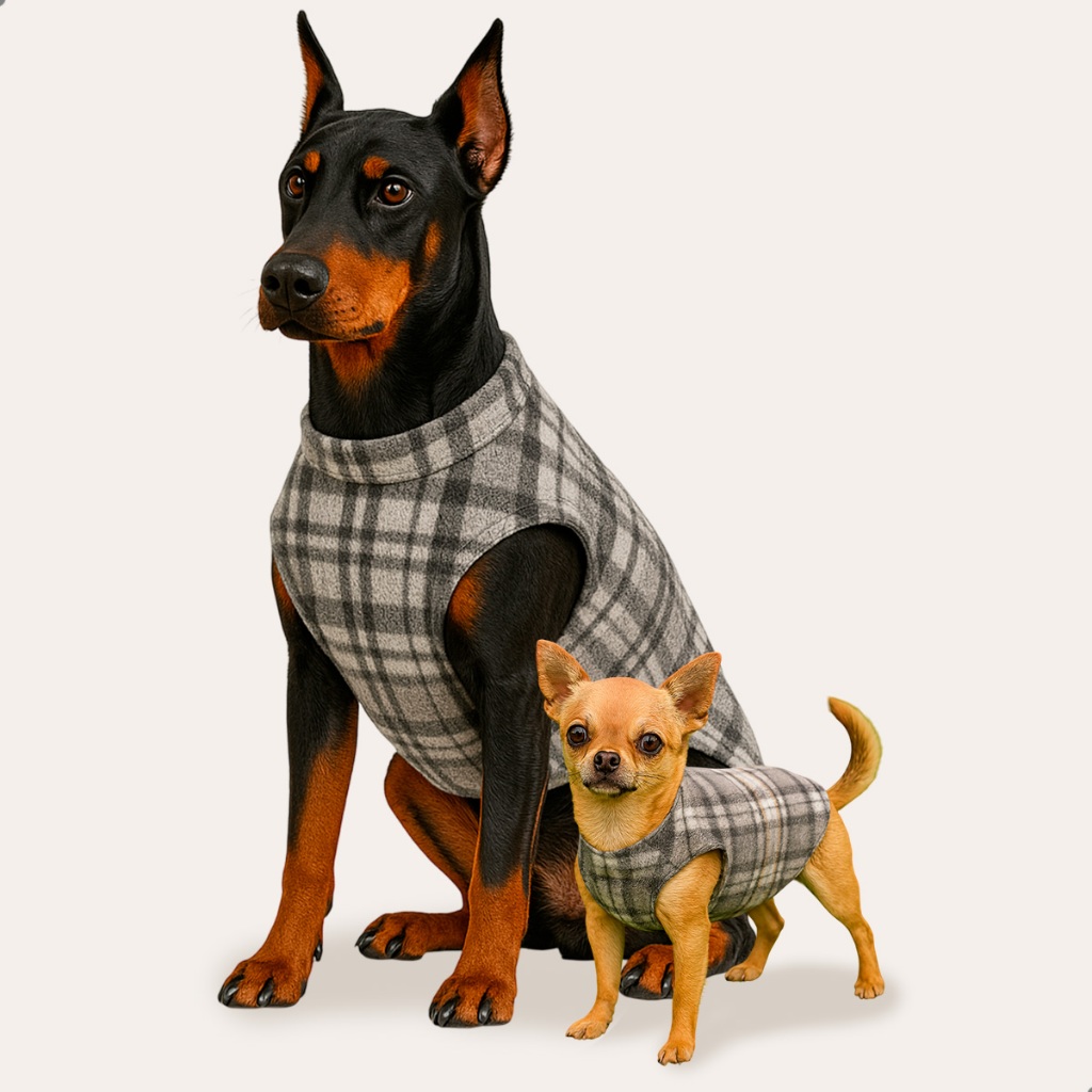Roupa Pop Soft para Cães Pequeno Médio Grande Conforto no Frio Tecido Macio Cores Sortidas Vários Tamanhos li