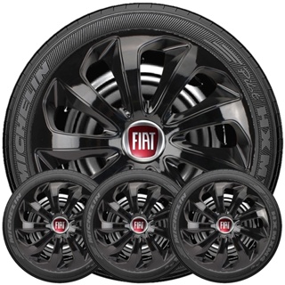 Kit 4 Calotas Aro 13 14 15 Linha Velox Unicolor Compativel Com Palio Siena Uno Mobi Modelo Esportivo em Oferta na Shopee