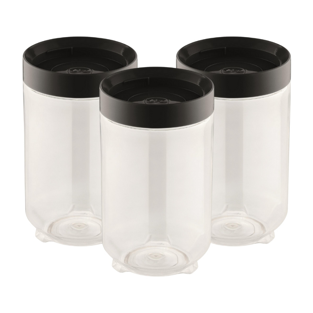 Kit 3 Pote Organizador Porta Mantimento Conecta 900ml Multiuso Tampa Rosqueia Empilha UZ403 - Cores