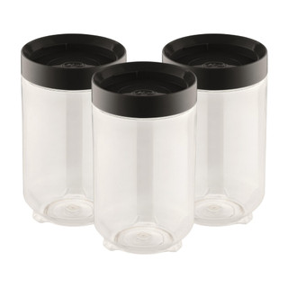 Kit 3 Pote Organizador Porta Mantimento Conecta 900ml Multiuso Tampa Rosqueia Empilha UZ403 - Cores