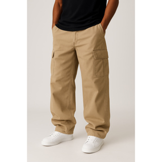 Calça Cargo Mesculino Feminino 6 Bolsos skate Larga Fechamento Cordão em Oferta na Shopee