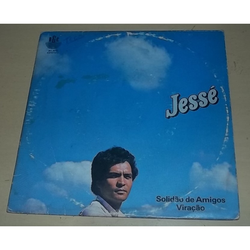 Disco de Vinil Compacto Jessé - Solidão de Amigos, Viração, RGE, 1983
