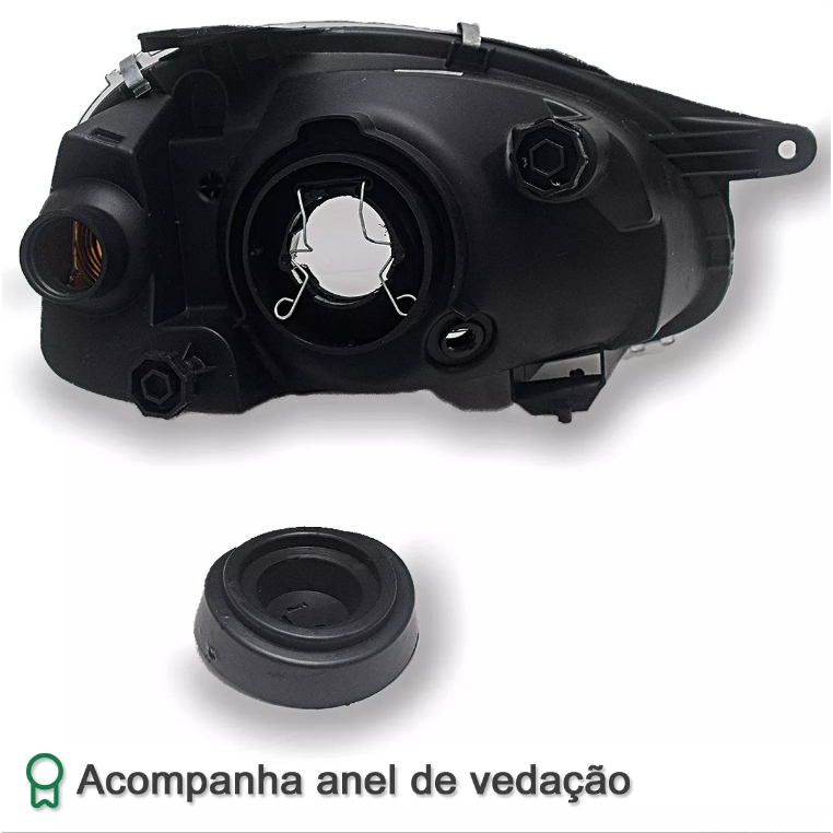 Par Farol GM Corsa e Classic Mascara Negra 1994 até 2002 Envio Imediato