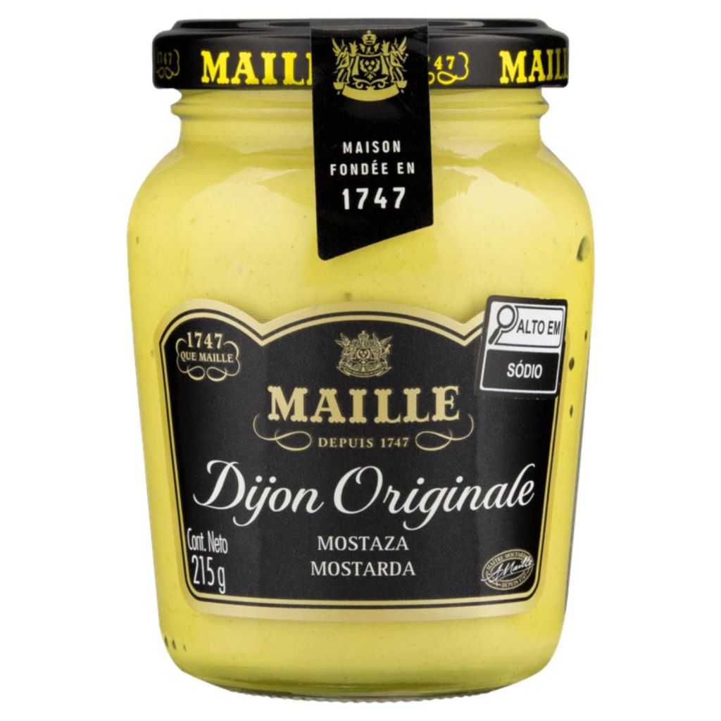 Mostarda Francesa Dijon Tradicional Maille 215 Gr em Oferta na Shopee