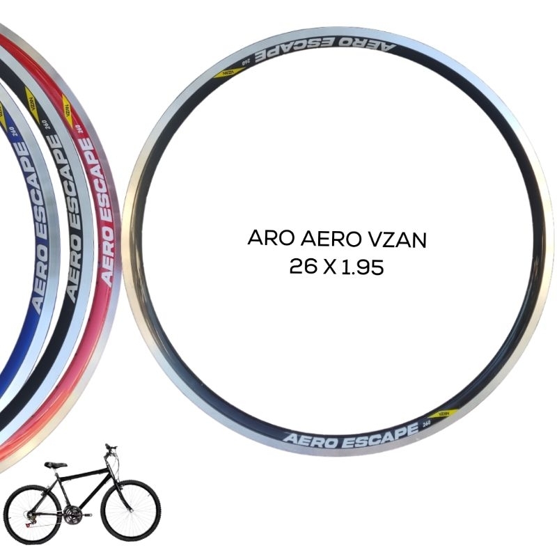 Aro Aero 26 Vzan Escape Aero V-brake 36 Furos